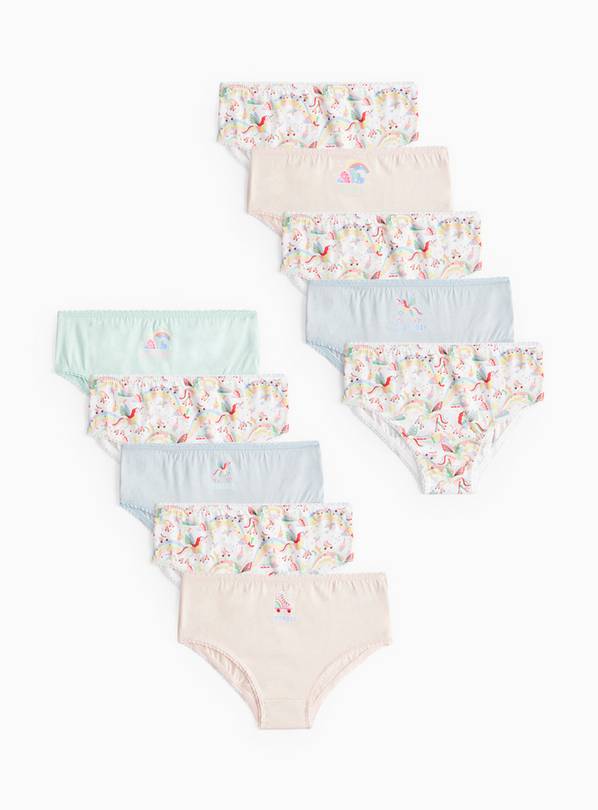 Days Of The Week Unicorn Print Briefs 10 Pack 5-6 years